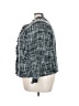 Dialogue 100% Polyester Tweed Gray 3/4 Sleeve Blouse Size 22w - photo 5