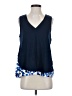 Deletta Blue Sleeveless Top Size S - photo 1