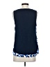 Deletta Blue Sleeveless Top Size S - photo 2