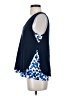 Deletta Blue Sleeveless Top Size S - photo 5