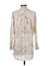 Karlie 100% Rayon Snake Print Ivory 3/4 Sleeve Blouse Size S - photo 2