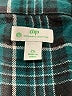 dip 100% Cotton Plaid Teal Long Sleeve Button-Down Shirt Size 2X - photo 7