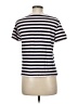 Zara Stripes Ivory Short Sleeve T-Shirt Size M - photo 2