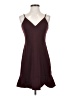 Express Solid Burgundy Casual Dress Size S - photo 1