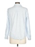 Joie 100% Cotton Checkered-gingham Blue Long Sleeve Button-Down Shirt Size L - photo 2