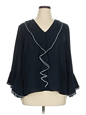 Morning Lady Inc. 3/4 Sleeve Blouse (view 1)