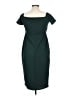 BLVD Solid Green Cocktail Dress Size L (estimated) - photo 2
