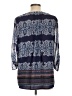 Pale Sky 100% Polyester Blue 3/4 Sleeve Blouse Size L - photo 2