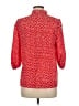Unbranded 100% Polyester Polka Dots Red 3/4 Sleeve Blouse Size M - photo 2