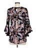 Stem & Vine Black 3/4 Sleeve Blouse Size M - photo 2