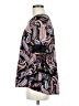 Stem & Vine Black 3/4 Sleeve Blouse Size M - photo 5