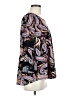 Stem & Vine Black 3/4 Sleeve Blouse Size M - photo 4
