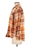 Universal Thread 100% Cotton Plaid Orange Long Sleeve Button-Down Shirt Size M - photo 5