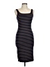 Popular Basics Stripes Blue Casual Dress Size L - photo 1