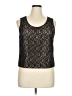 Harve Benard 100% Polyester Black Sleeveless Blouse Size 16 - photo 1
