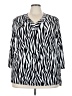 Amana Silver 3/4 Sleeve Blouse Size 3X - photo 1