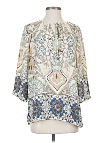 Ava Christine 3/4 Sleeve Blouse (view 1)