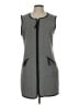 Max Studio Houndstooth Gray Casual Dress Size L - photo 1
