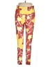 Reebok Print Yellow Leggings Size XL - photo 1