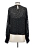 Express 100% Polyester Black Long Sleeve Blouse Size XS - photo 2
