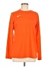 Nike 100% Polyester Orange Long Sleeve T-Shirt Size M - photo 1
