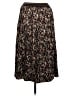 THML 100% Polyester Paisley Brown Casual Skirt Size M - photo 2