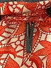 Anthropologie 100% Polyester Paisley Orange Long Sleeve Blouse Size XS - photo 7
