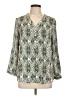 Fun2Fun Green 3/4 Sleeve Blouse Size L (estimated) - photo 1