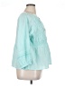 Kaktus 100% Cotton Teal 3/4 Sleeve Blouse Size 0X (estimated) - photo 4