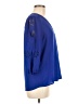 Brixon Ivy 100% Polyester Blue 3/4 Sleeve Blouse Size M - photo 4