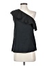 Theory 100% Cotton Black Sleeveless Top Size S - photo 1