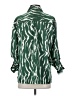 Haver 100% Polyester Animal Print Green Long Sleeve Blouse Size XS - photo 2