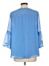 Apt. 9 100% Polyester Blue 3/4 Sleeve T-Shirt Size L - photo 2