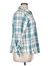 Croft & Barrow Plaid Teal 3/4 Sleeve Button-Down Shirt Size XL - photo 4