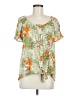 Cato Green Short Sleeve Blouse Size M - photo 1