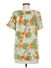 Cato Green Short Sleeve Blouse Size M - photo 2