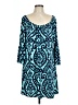 Red Lolly Paisley Teal Casual Dress Size L - photo 1