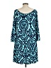 Red Lolly Paisley Teal Casual Dress Size L - photo 2