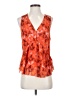 Joie Orange Sleeveless Blouse Size S - photo 1