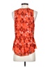 Joie Orange Sleeveless Blouse Size S - photo 2