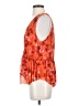 Joie Orange Sleeveless Blouse Size S - photo 5