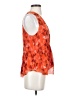 Joie Orange Sleeveless Blouse Size S - photo 4