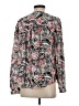 NYDJ 100% Polyester Paisley Pink Long Sleeve Blouse Size XS - photo 2