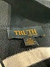 TRUTH BY REPUBLIC Stripes Black Pullover Sweater Size L - photo 7