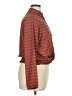 Liberty Love 100% Polyester Print Brown Long Sleeve Blouse Size XL - photo 4