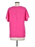 Shein 100% Polyester Pink Short Sleeve Blouse Size 6 - photo 2
