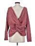 Kori America Marled Pink Pullover Sweater Size S - photo 2
