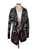 Cato 100% Acrylic Paisley Black Cardigan Size XS - photo 1