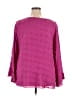 Lilypad 100% Polyester Pink Long Sleeve Blouse Size 2X - photo 2