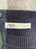 Zara Stripes Black Blue Pullover Sweater Size S - photo 4
